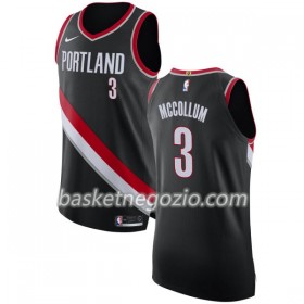 Canotte Uomo Portland Trail Blazers CJ McCollum 3 Nike 2017-18 Nero Swingman